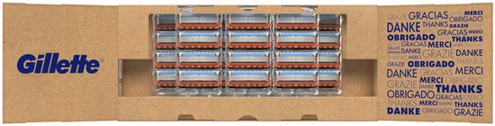 Gillette Fusion5 Scheermesjes voor Mannen - 28 stuks - Kartonnen Brievenbusverpakking