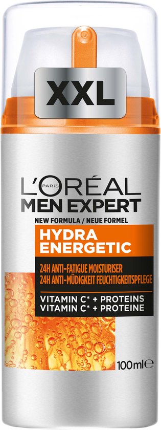 L’Oréal Paris Men Expert Hydra Energetic hydraterende dagcrème - 6 x 50 ml - Multiverpakking