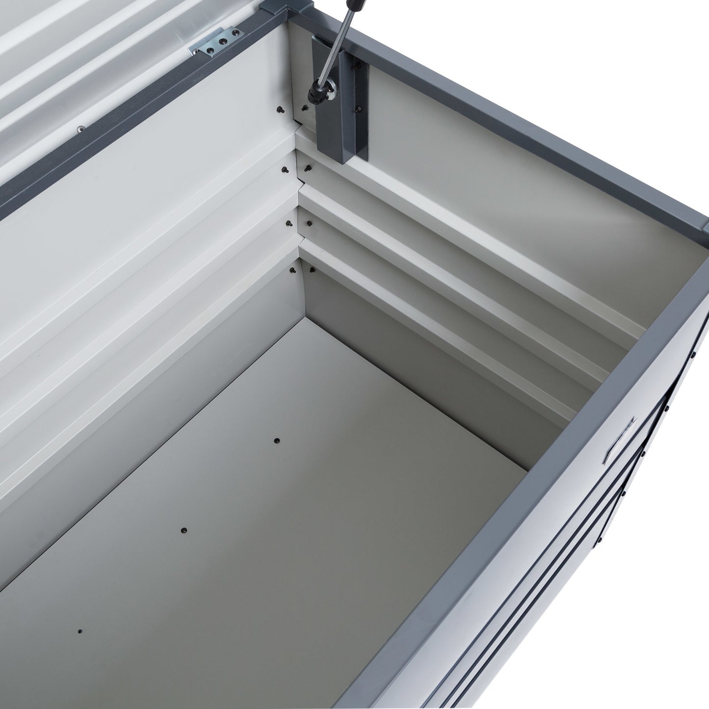 Gardebruk Opbergbox staal met slot - 120 x 62 x 63 cm - weerbestendig