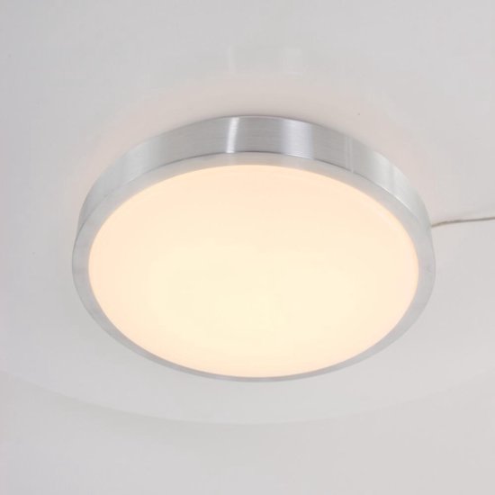Plafondlamp Galaxy 7831ST Staal, IP44, geschikt voor badkamer, Modern, Mexlite