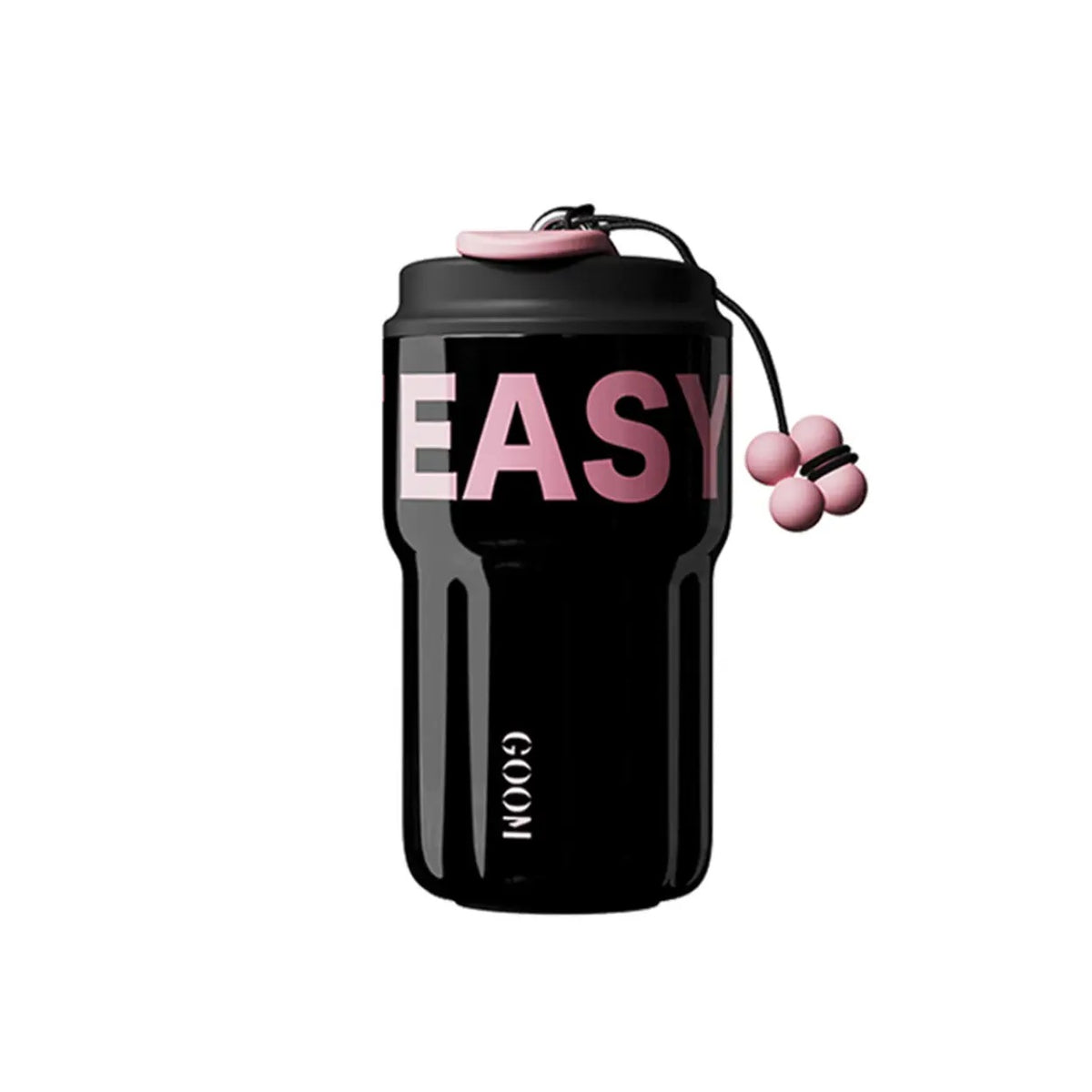 GOOM Rich Series Thermosbeker - 550 ml - Zwart/Roze