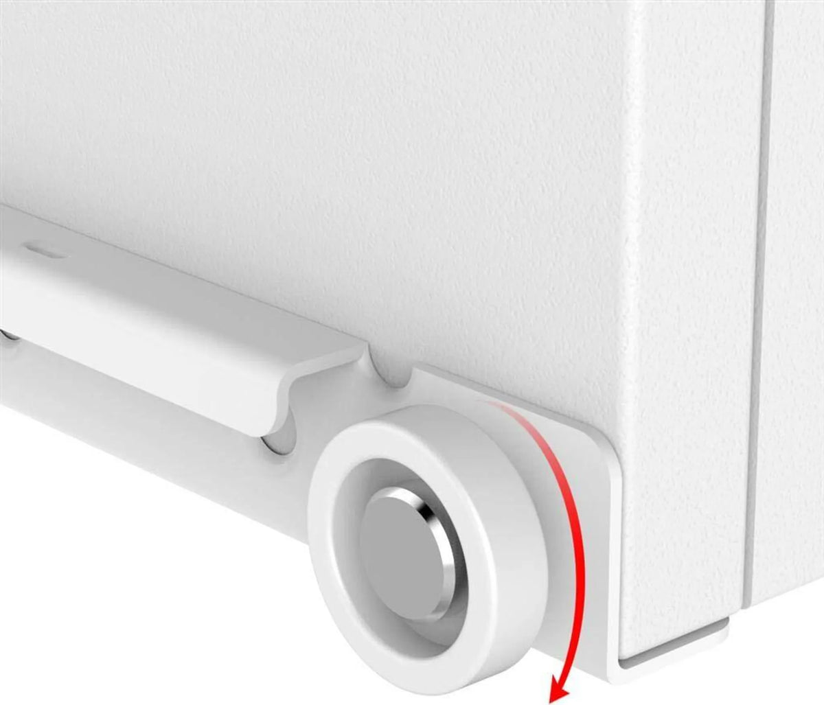 Yaheetech Nachtkastje Met 3 Lades – Voorzien Van Aluminium Knopgrepen En Vochtbestendig Gelakt Oppervlak En Hoogwaardige Ladegeleiders – Voor Slaapkamer En Woonkamer – Wit E1 MDF – 40 x 40 x 60 cm