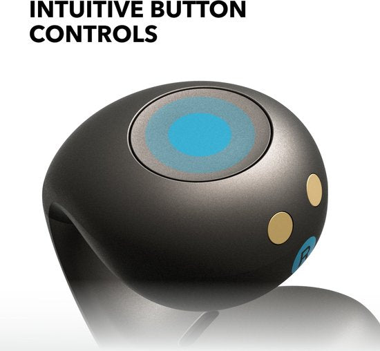 soundcore by Anker C40i Draadloze Open-Ear Oordopjes Zwart - Earbuds - clip-on, flexibel joint design, knopbediening, lichtgewicht comfort, stabiele pasvorm met bevestigbare grips, uitgebreide drivers voor een helder geluid.
