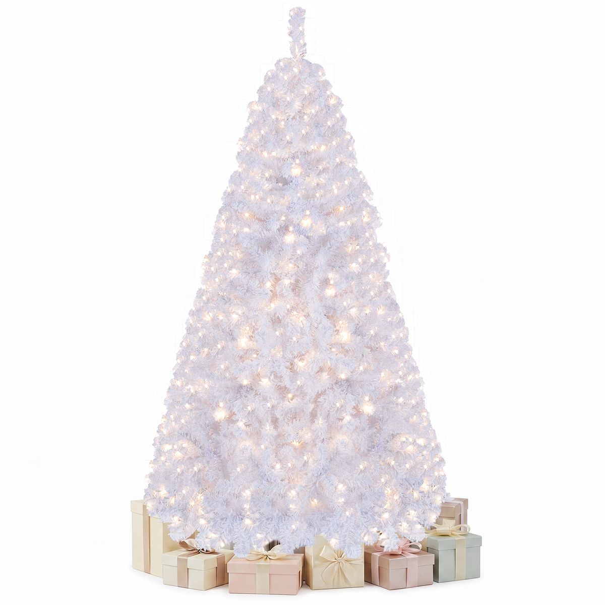 Coast Kunstkerstboom - 180 cm - 230 warmwitte LED-lampen - 8 verlichtingsmodi - Sneeuweffect