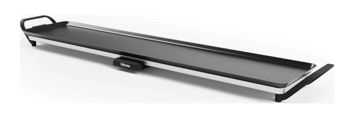 Tristar Tafelgrill Slim XXL BP-2670 - 100 x 22 cm Grillplaat - Zwart - 1800 Watt