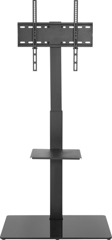 TV standaard - tv monitor statief beurs - draaibaar - hoogte verstelbaar 134 cm tot 146 cm