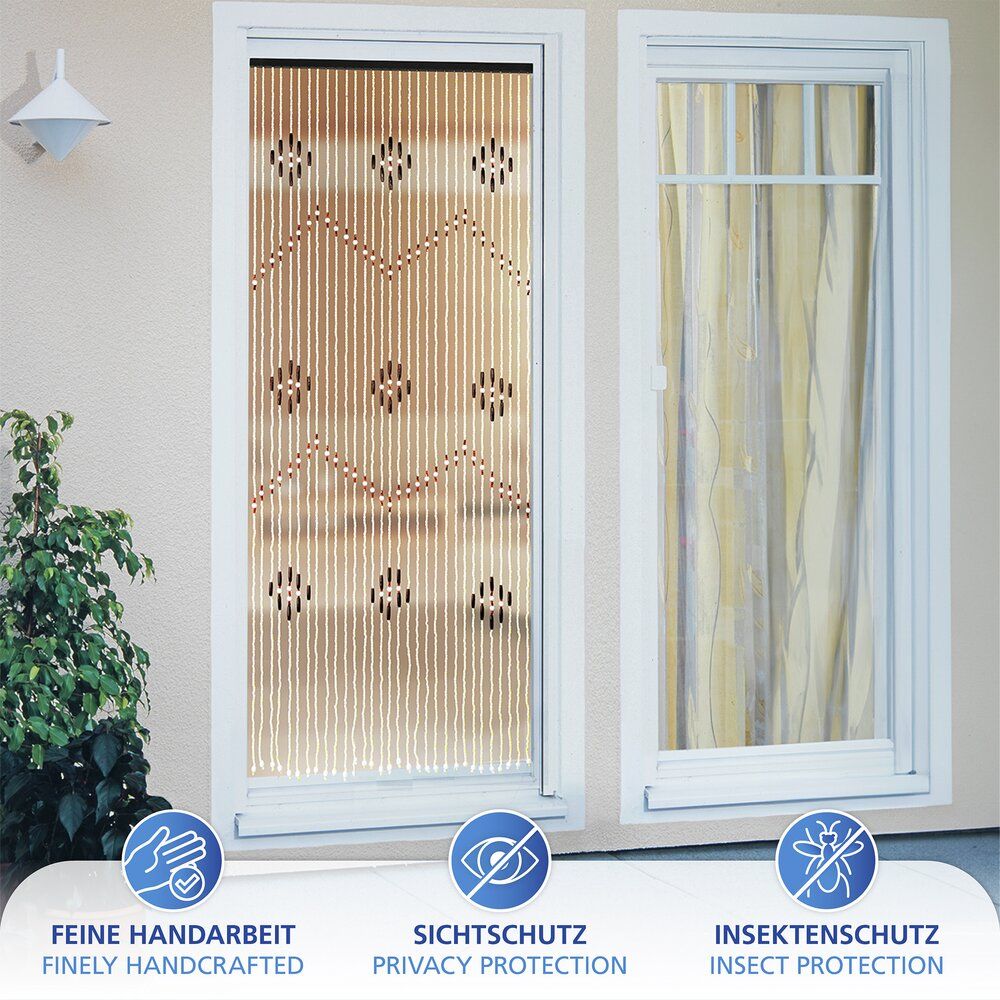 Maximex Bamboe Kralengordijn Veelkleurig - 90 x 200 cm - 31 Strengen
