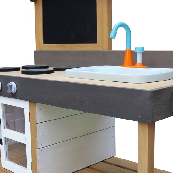 AXI Rosa Zand & Water Speelkeuken Groot - Incl. 17 accessoires - Modder Keuken