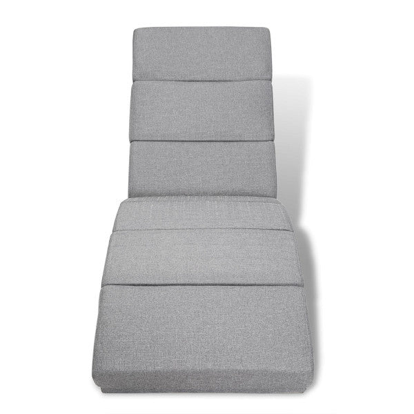 Casaria Loungestoel London | Grijs verweven stof | 180kg