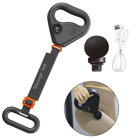 Massage Gun met Riem – Grijs, 0,5 kg, 25 cm x 7 cm x 5 cm