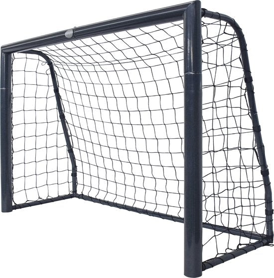 AXI Voetbaldoel Cristiano 180x120cm Antraciet - Incl. grondankers - gepoedercoat stalen frame