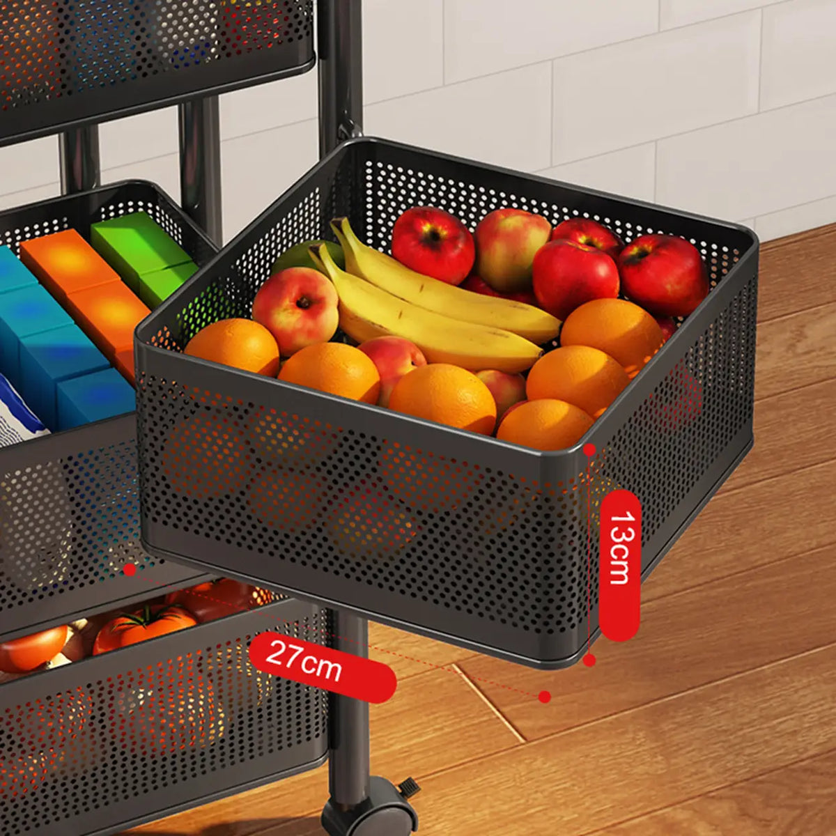 Maxcook MCWA253 Draaibaar Keukenrek - 6 Lagen