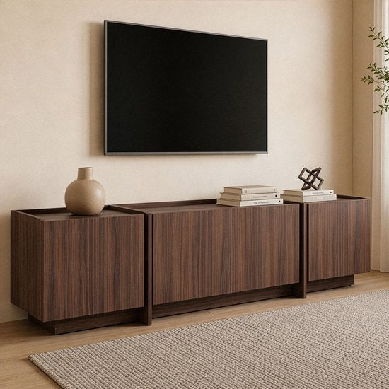 CALICOSY - TV-meubel 2 deuren L180 cm - ARVEN