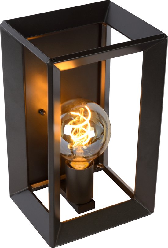 Lucide THOR - Wandlamp - 1xE27 - Grijs ijzer