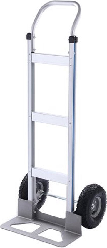 BRASQ Steekwagen Opvouwbaar Aluminium - Draagvermogen 250 KG - Transportwagen - Plateauwagen - Steekkar