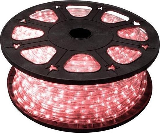 HQ-Power Lichtslang, 36 leds/meter, 1 kanaal, voor binnen en buiten, rood, 45 m