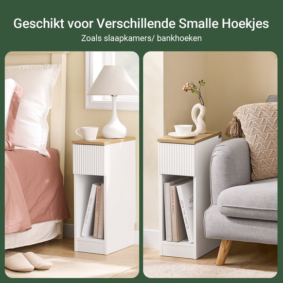 SoBuy Nachtkastje, voor woonkamer, slaapkamer FBT111-W