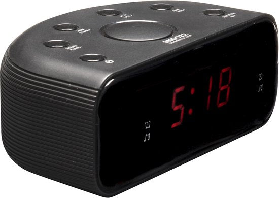 Denver Wekkerradio - Snooze / Slaap Functie - Digitale Wekker - FM Radio - Dual alarmklok - CR430 - Zwart