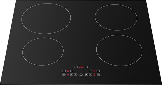 Tomado TIH6001B - Inductie kookplaat - Inbouw - Normale stekker - Makkelijk zelf aansluiten - 1 fase - 4 kookzones - Zwart