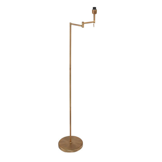 Mexlite vloerlamp Bella - brons - metaal - 45 cm - E27 fitting - 3406BR