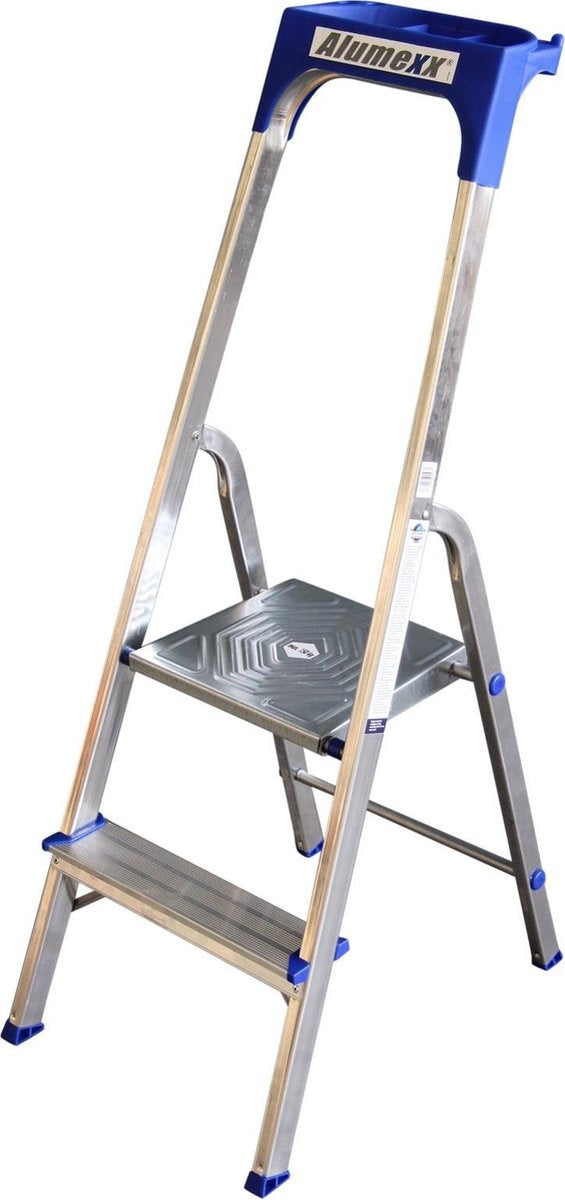 Alumexx Huishoudtrap - 2 Treden - Werkhoogte 240 cm