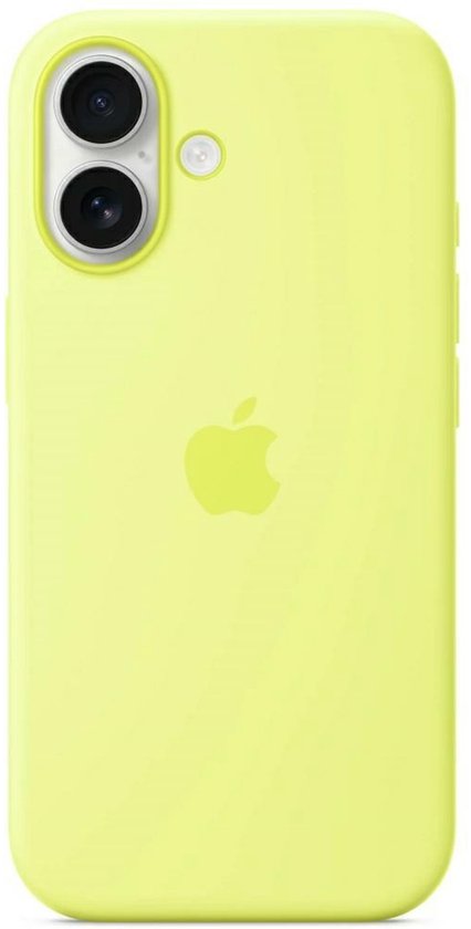 Siliconenhoesje met MagSafe voor iPhone 17 - Neongeel