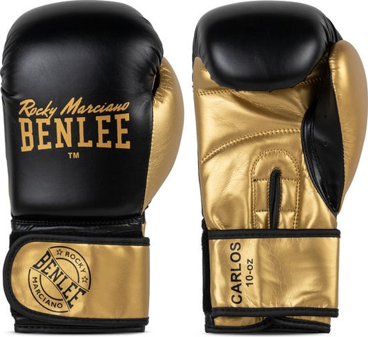 Benlee Carlos Kunstlederen Bokshandschoenen Zwart 10 oz