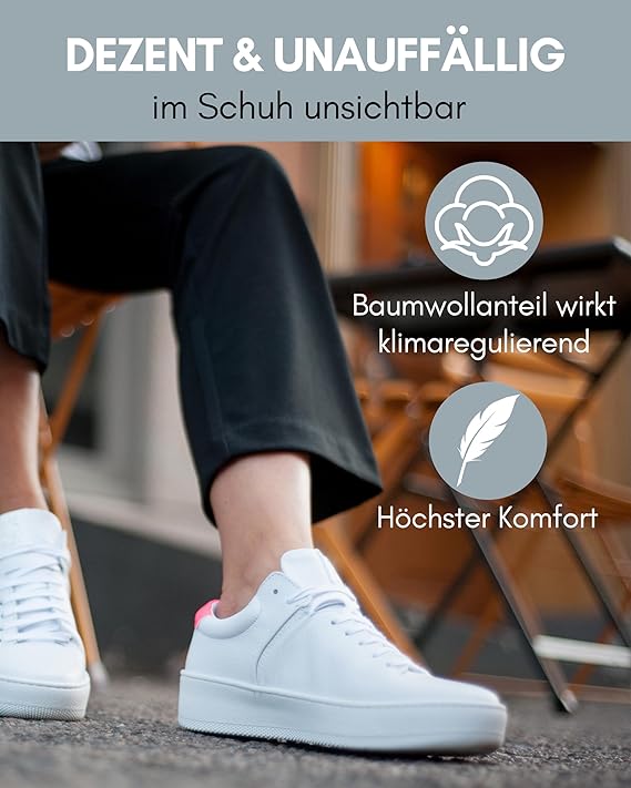 Heldenwerk 10 paar enkelsokken voor dames en heren - Onzichtbare sneakersokken, ademend en comfortabel - Maat 43-46