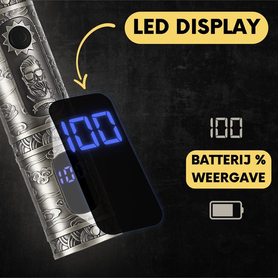 6-in-1 Baardtrimmer Mannen - Trimmer voor Baard en Lichaam - Incl. 6 opzetstukken - Bodygroomer Mannen - Bodytrimmer Heren - Tondeuse - 0.5-15MM - Neus en Oor - Multitrimmer - Haar trimmer - Trimapparaat Baard Machine - Multigroomer