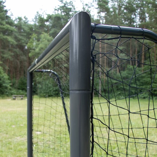 AXI Voetbaldoel Kylian 220x170cm Antraciet - Incl. grondankers - gepoedercoat stalen frame