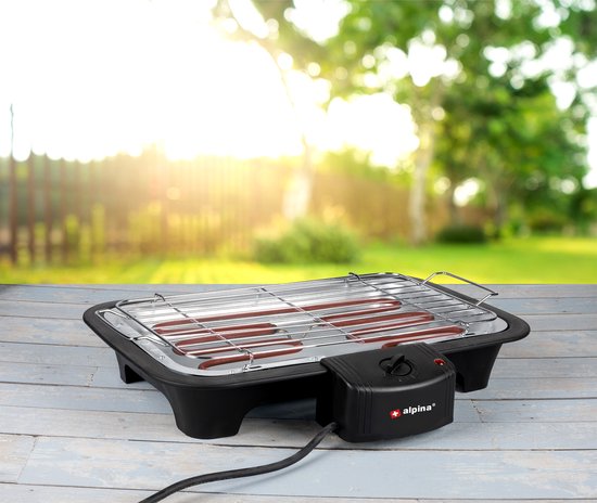 alpina BBQ - Elektrisch - 2-in-1 - Binnen en Buiten - 2000W