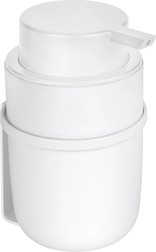 Wenko Zelfklevende wand zeepdispenser - Zwart - 250 ml