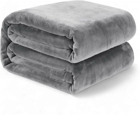 Luft Fleece deken - 230x200cm - Extra groot en super zacht - Plaid - Bankdeken - Fleece Plaid - Warm Dekentje voor Bank