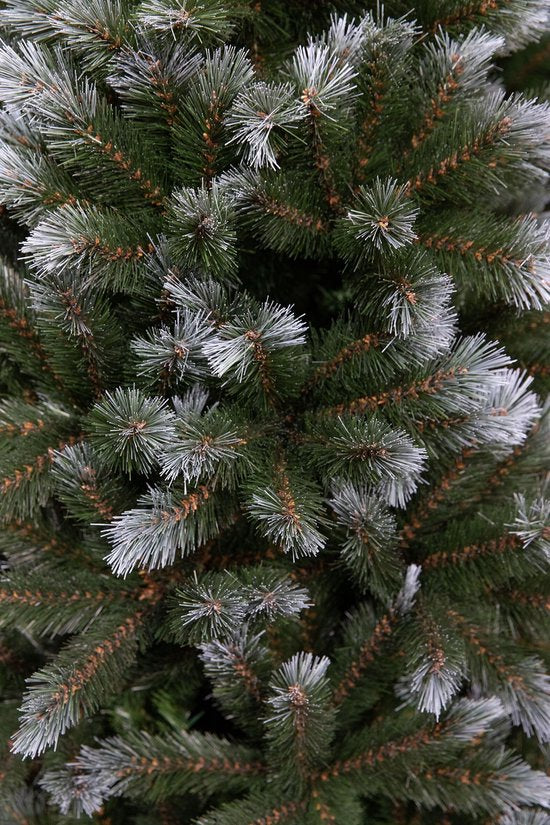 Triumph Tree Pittsburgh Kunstboom Groen - Kerstboom met Volle Uitstraling en 812 Takken - Kerstversiering voor Binnen - Rond met Insteeksysteem - H215 x Ø117 cm