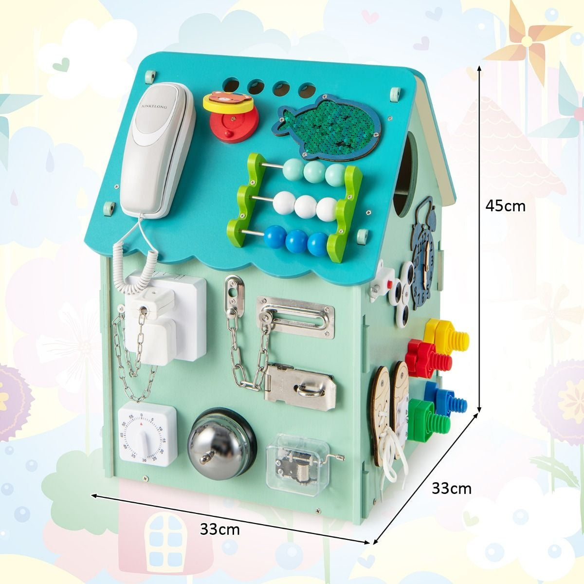 Coast Kinderspeelhuis - Educatief - 33 cm x 33 cm x 45 cm
