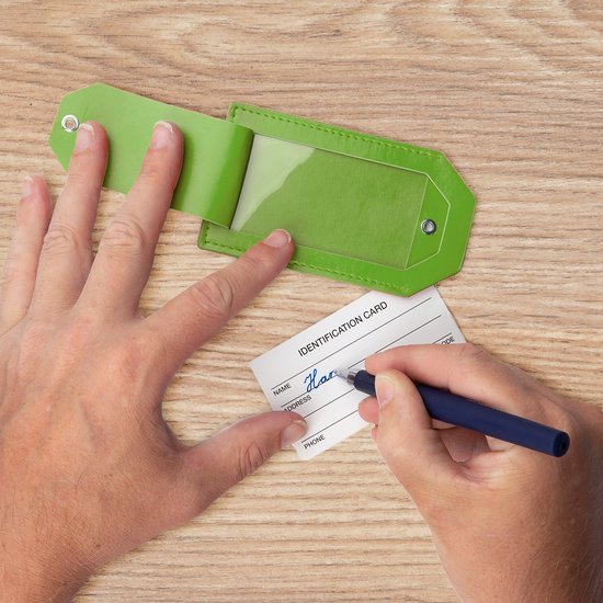 TRVLMORE Kofferlabel - 7 Stuks - voor Koffers en Tassen - Meerdere kleuren