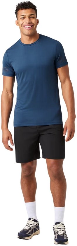 Björn Borg Sportshirt Heren Korte Mouw - Wit - Gerecycled Polyester - Maat L