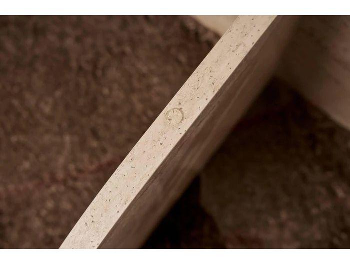 Kalune Design Aeris Salontafel - Transparant - Travertine - 110 x 60 x 40 cm