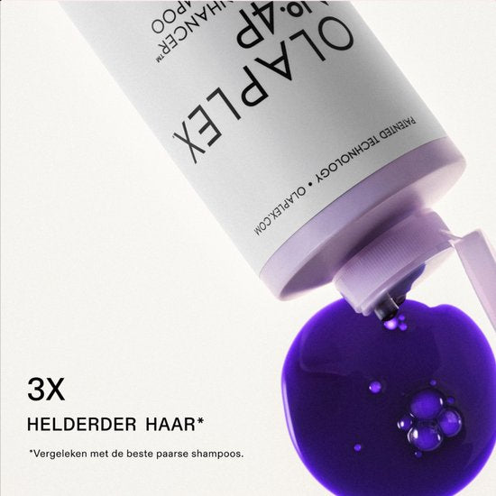 Olaplex No.4P Blonde Enhancer Toning Shampoo | 250 ml | Voor blonde en grijze haren