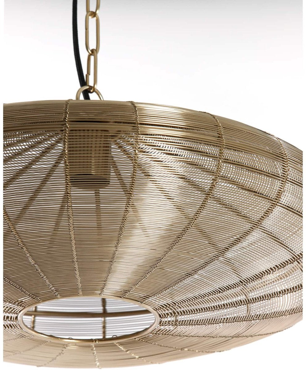 Light & Living Bahoto hanglamp – licht goud – Ø51 x 20 cm