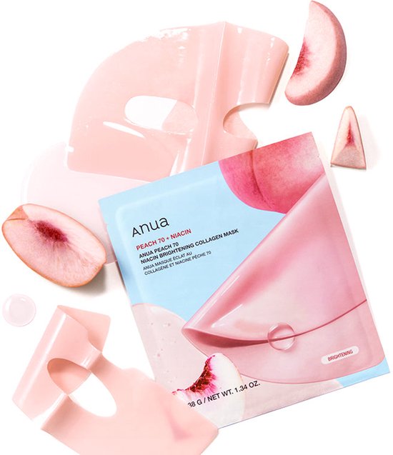 Peach 70+ Niacin Brightening Collagen Mask