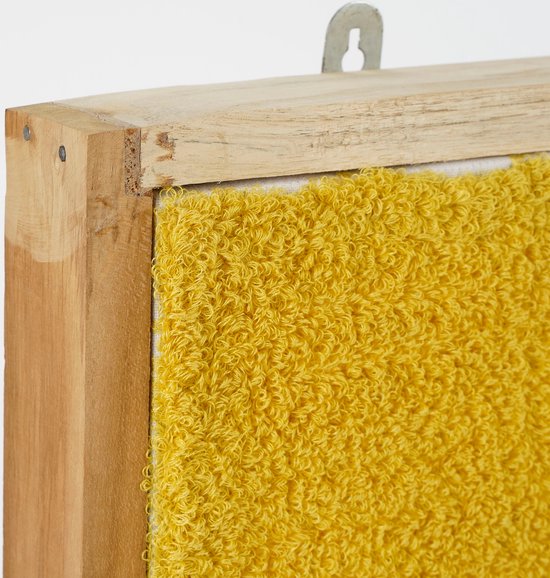 In The Mood Collection Muurdecoratie - L59 x B45 cm - Katoen/FSC hout - Lichtroze