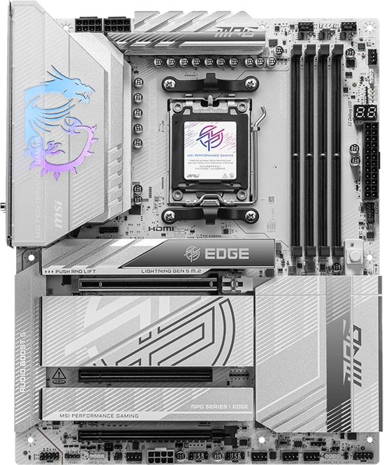 MSI MPG X870E EDGE TI WIFI moederbord AMD X870E Socket AM5 ATX