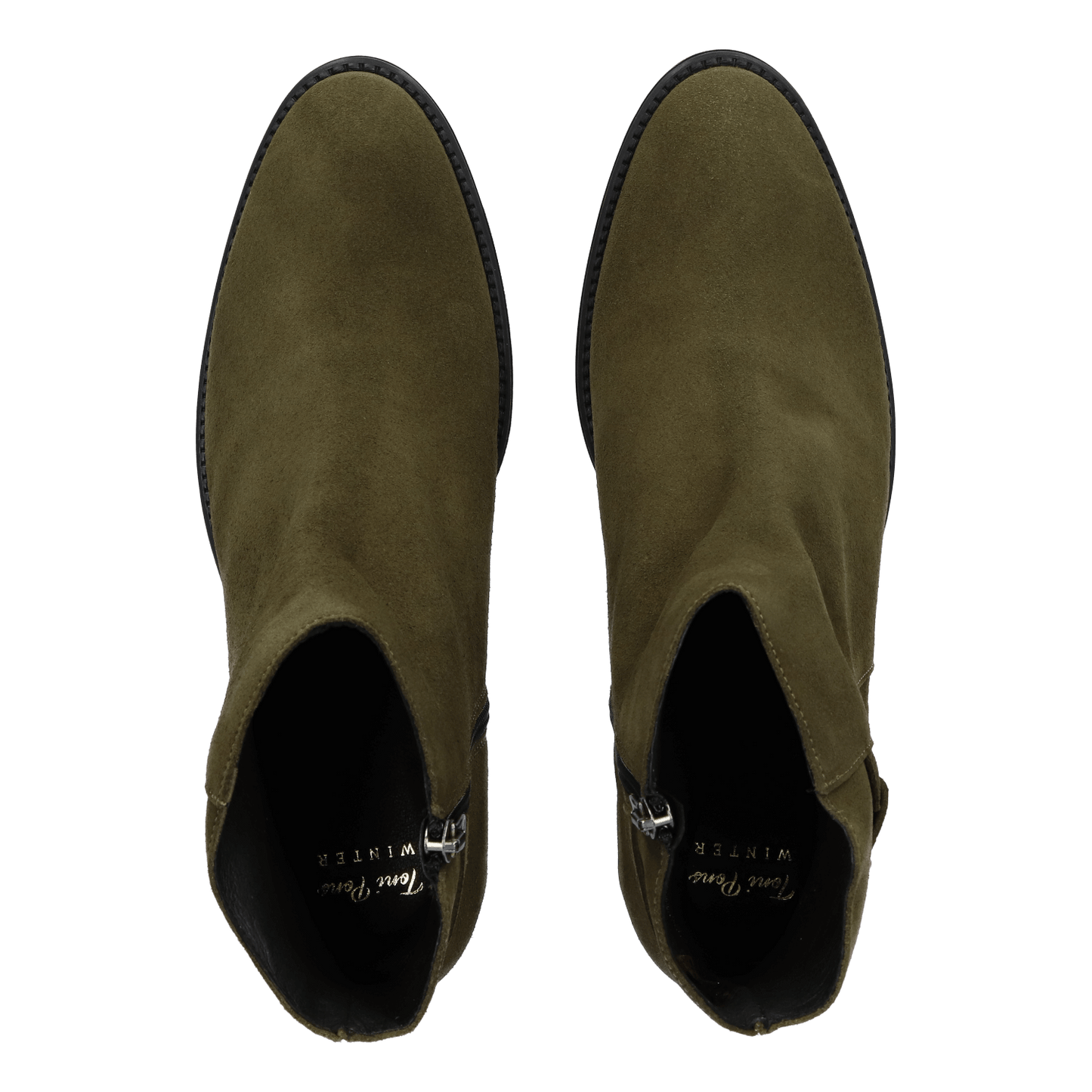 Toni Pons Terry-SY Enkellaarsjes Dames – Taupe – Suède Bovenwerk – Blokhak van 4 cm – Maat 36