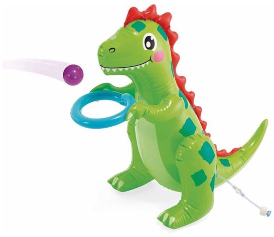 Intex Opblaasbaar speelzwembad - Dino Park - met glijbaan - 201x157x69cm