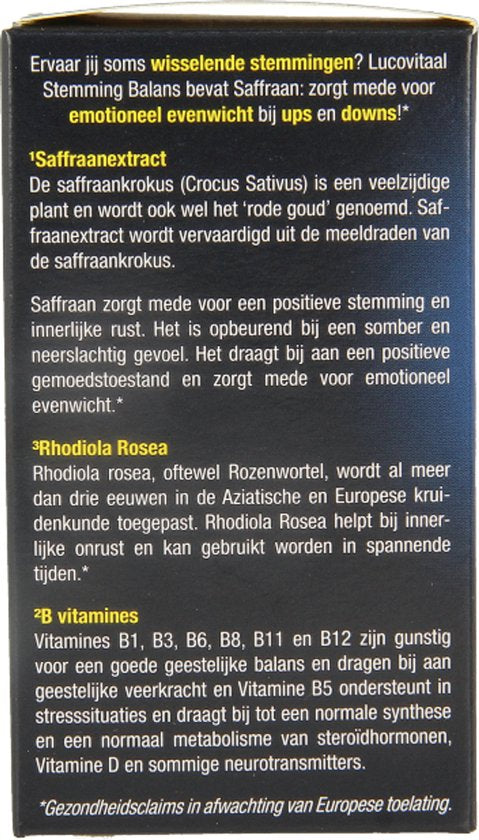 Lucovitaal Stemmingbalans 30 capsules