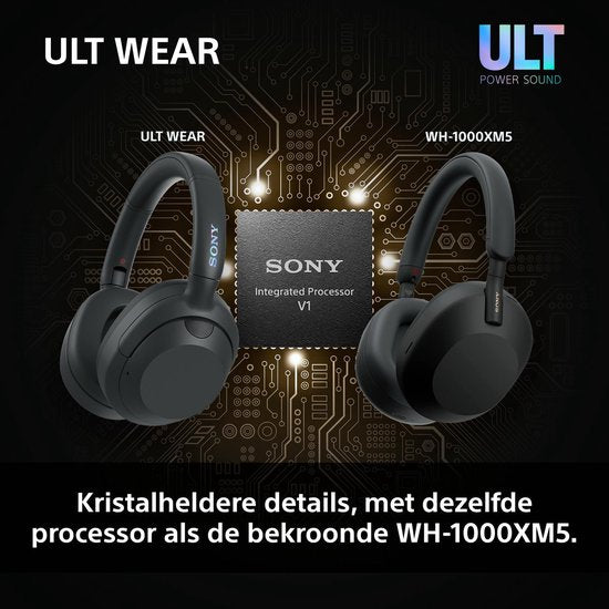Sony ULT Wear - Draadloze Noise Cancelling koptelefoon met ULT Power Sound - Forest Gray