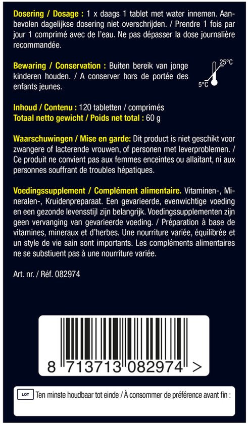 Lucovitaal Overgang Balans 120 tabletten