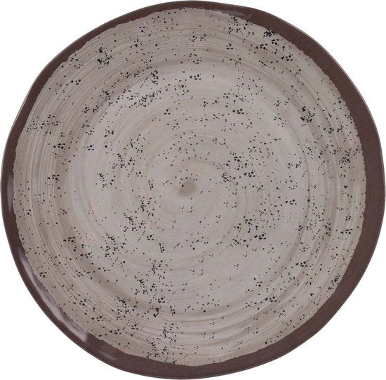 Bo-Camp - Servies - Halo - 12 Stuks - Beige