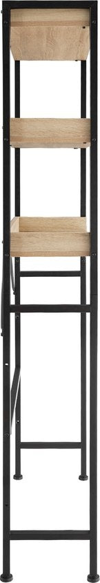 tectake Badkamerrek Seattle 67 x 25 x 165,5 cm Industrieel licht hout, eiken Sonoma - 404864